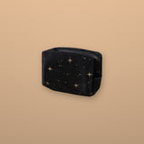 Pochette velours étoiles dorées